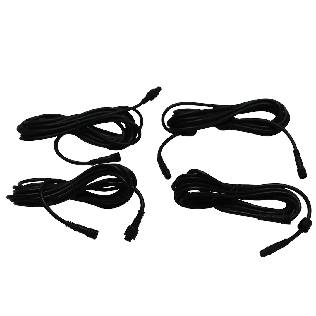 RSRL3EXT5-4 – RACESPORT LT Underbody Light Kit Cable, For RGBW Smart Rock Light Kits 9 Foot Length IP67 Rated Set Of ...